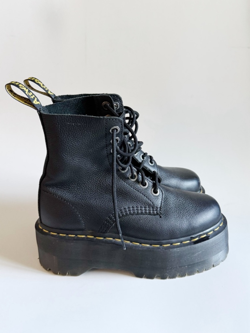 Dr. Martens 1460 Pascal Max leather platform boots, EU 37 - Picture 3 of 6
